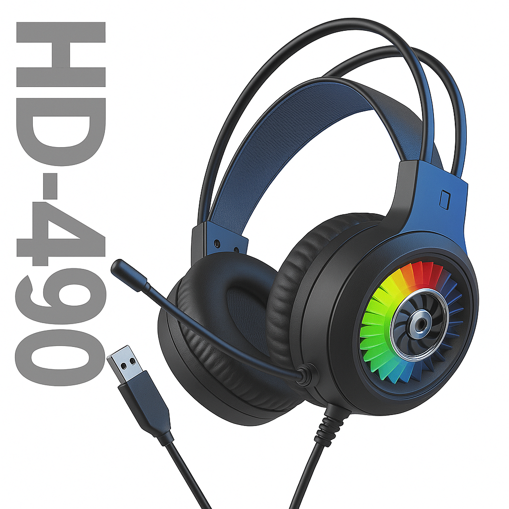 Audífonos Gamer Apedra HD-490 con RGB