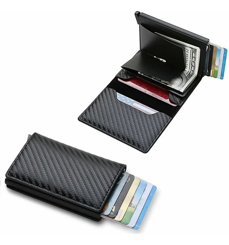 Billetera Tarjetero Doble Ranura Rfid