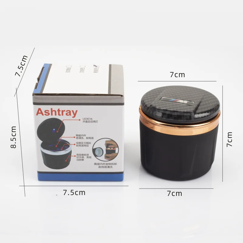 Cenicero LED portátil para Interior de c