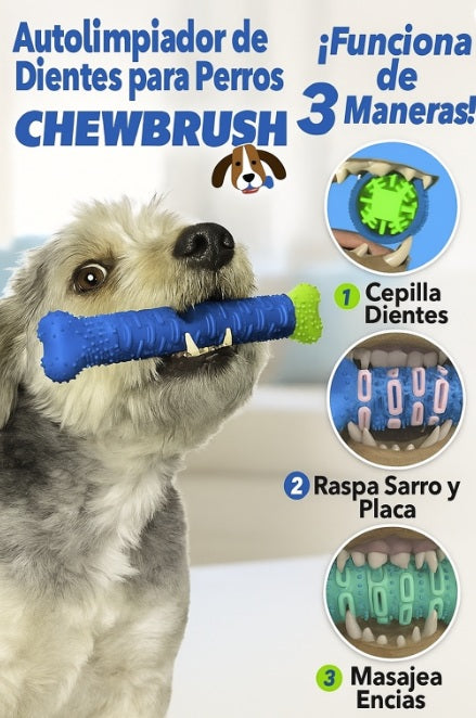 Cepillo limpiador de dientes para perros