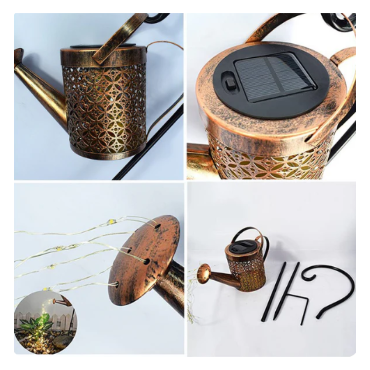 Regadera Decorativa Solar