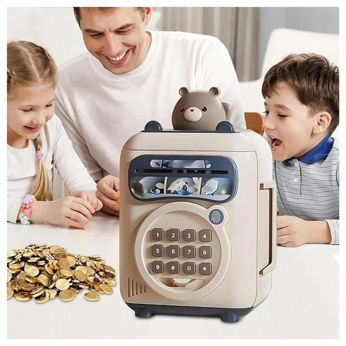 Alcancia Infantil De Osito