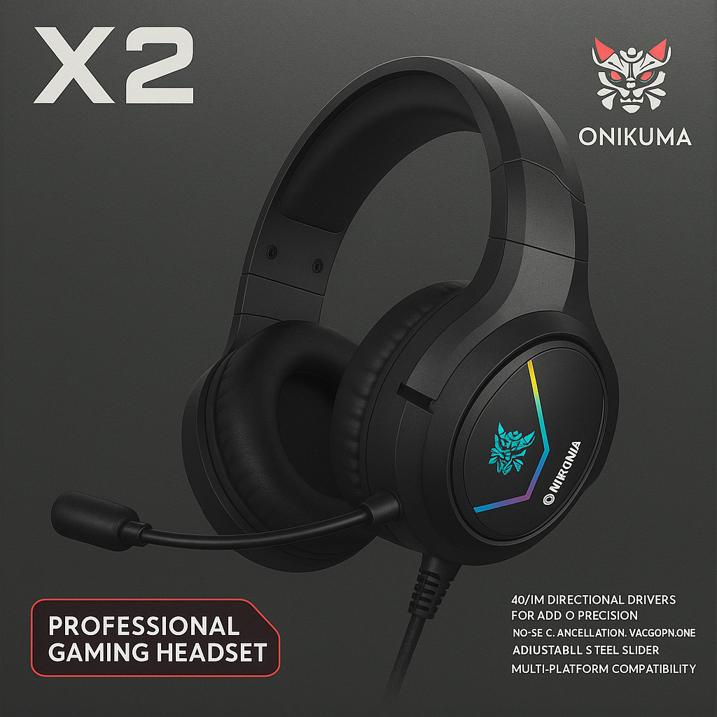 Audifonos Gamer X2 con Microfono
