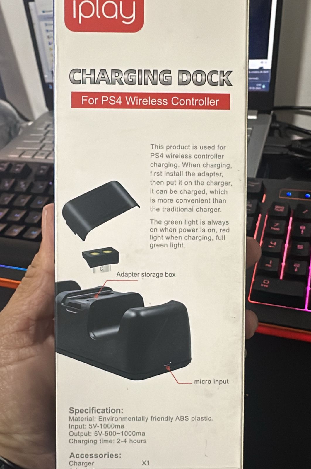 Cargador Mando Ps4