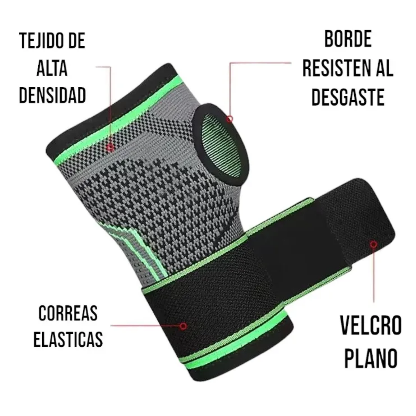 Muñequera Elastica Ortopedica