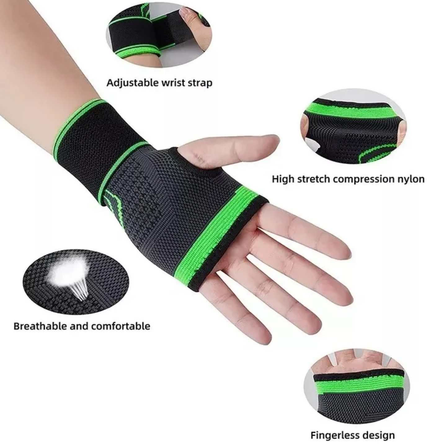 Muñequera Elastica Ortopedica