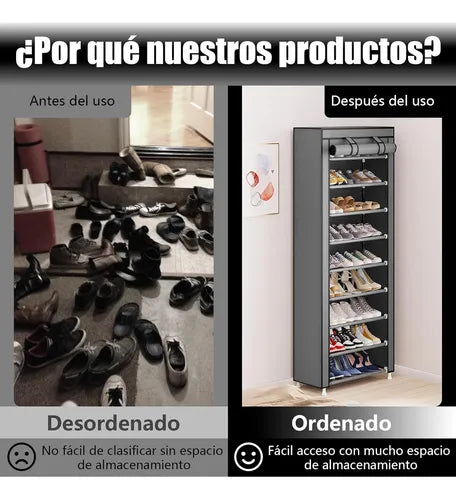 Organizador de zapatos vertical