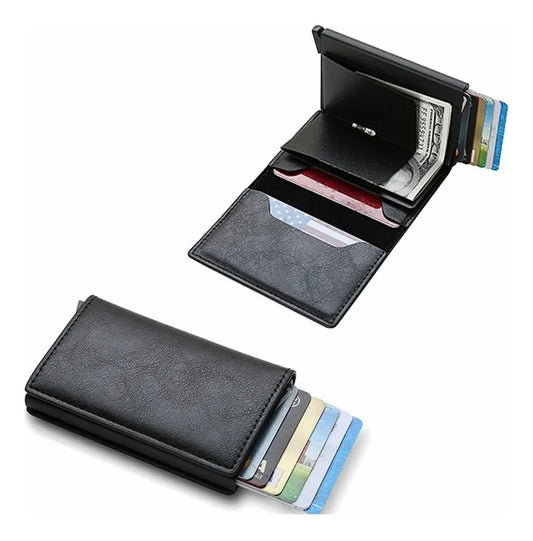 Billetera Tarjetero Doble Ranura Rfid