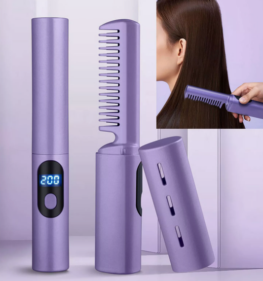 MINI CEPILLO ALISADOR CON LECTOR DE TEMPERATURA