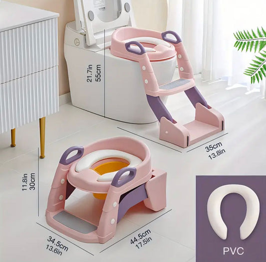 Asiento Adaptador Escalera Inodoro 3en1