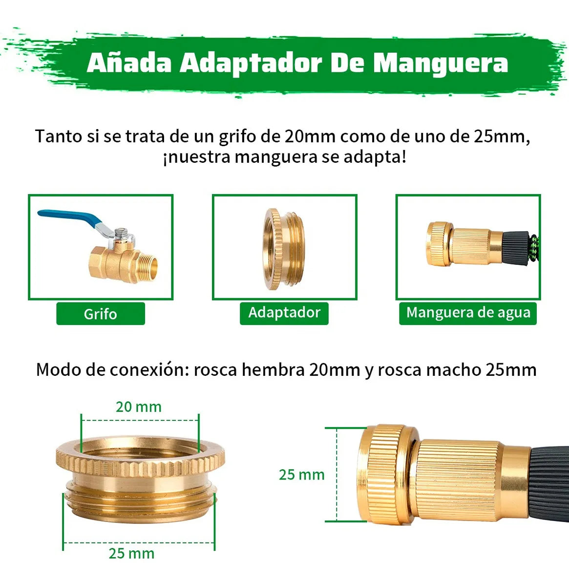 Manguera De Jardín Expandible