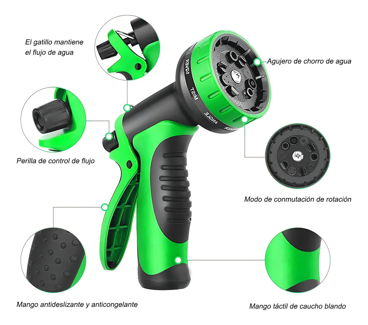 Manguera De Jardín Expandible