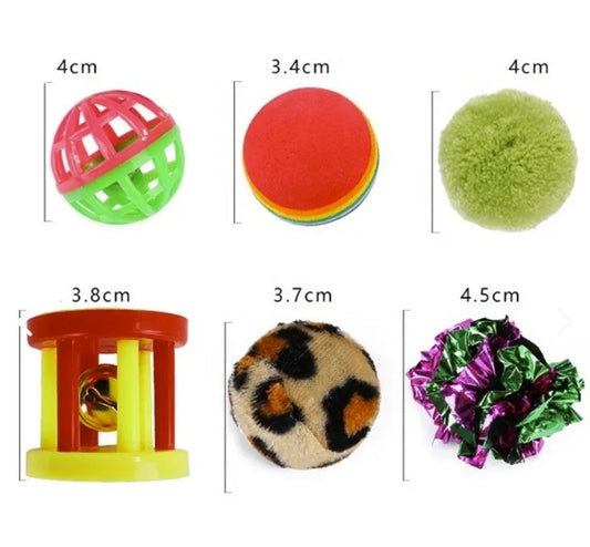 21 Piezas De Juguetes Para Gatitos