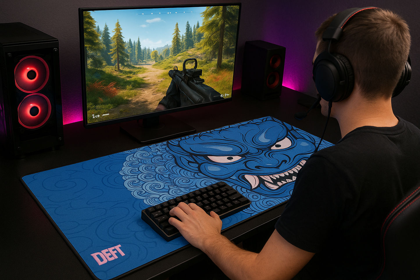 Mousepad Gamer XL Mapa Mundial 63